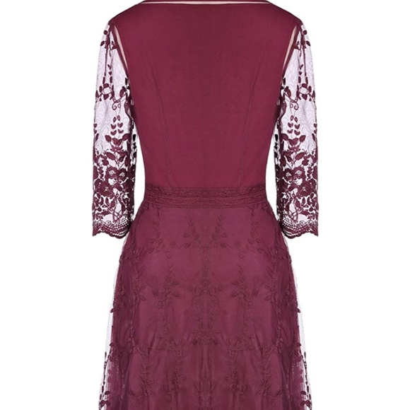 Vintage Titanic Style Lace Maxi Dress - Picture 4 of 11